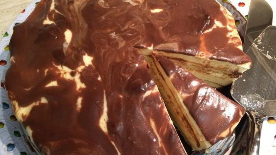 Рецепт мраморного торта птичье молоко