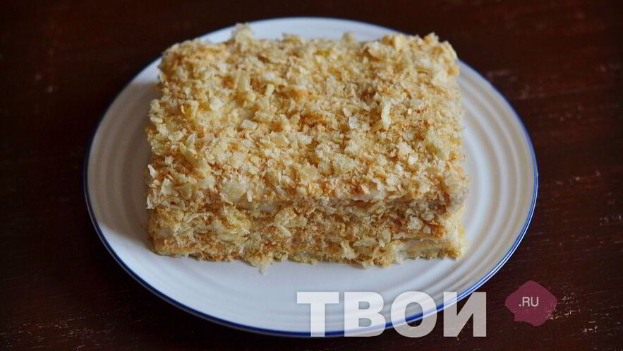 Рецепт наполеона из слоеного теста