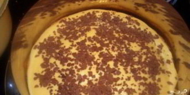 Рецепт персикового торта с маскарпоне