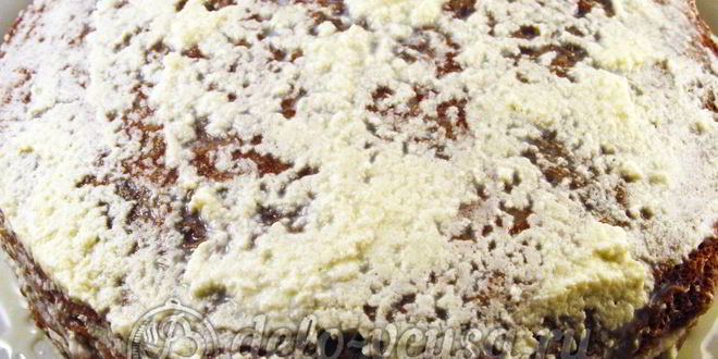 Рецепт шоколадного блинного торта