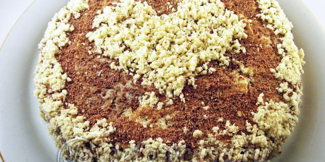 Рецепт шоколадного блинного торта