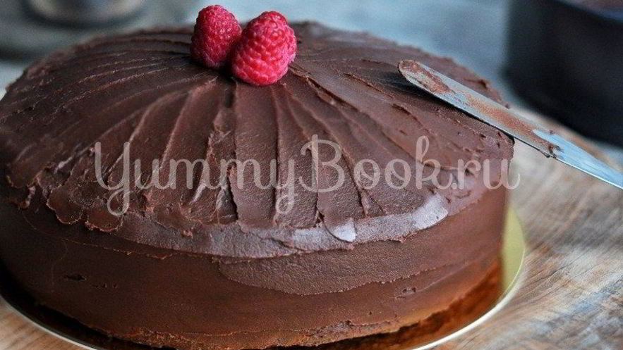 Рецепт шоколадного торта с малиной