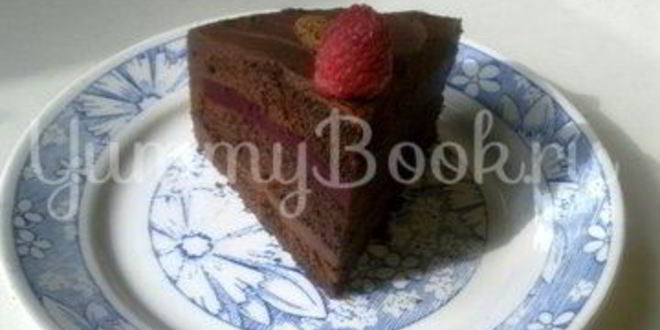 Рецепт шоколадного торта с малиной