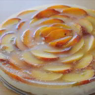 Рецепт Торта без выпечки Персиковая роза