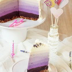 Рецепт Торта Чернично-лавандовая симфония