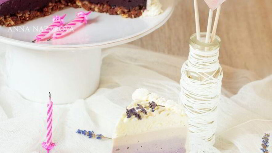 Рецепт торта чернично-лавандовая симфония