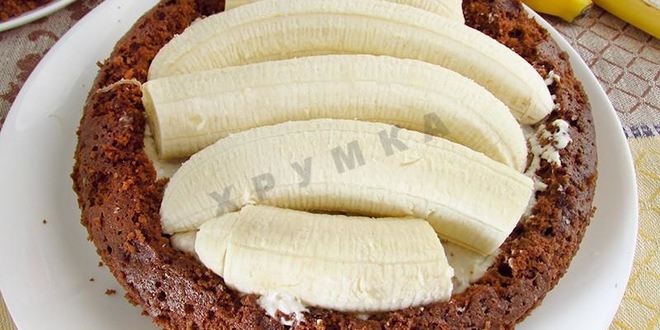 Рецепт торта норка крота банановый