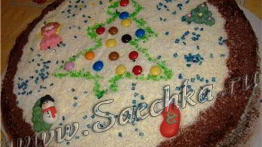 Рецепт торта новогодняя ночь