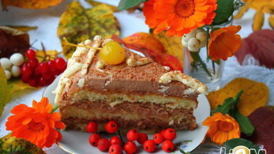 Рецепт торта с шоколадным маскарпоне