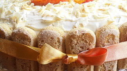 Рецепт Торта с творожно-фруктовой начинкой