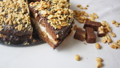 Рецепт Торта Сникерс с двумя кремами