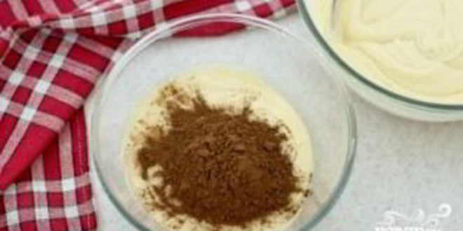 Рецепт торта зебра на сметане