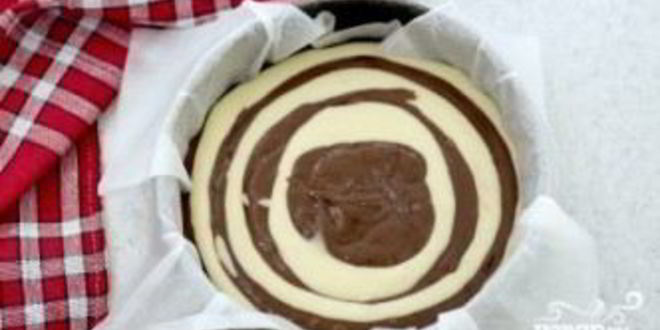 Рецепт торта зебра на сметане