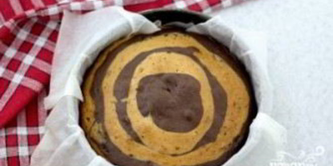 Рецепт торта зебра на сметане