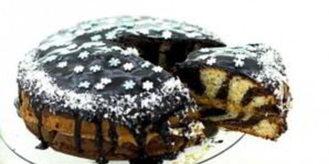 Рецепт торта зебра на сметане