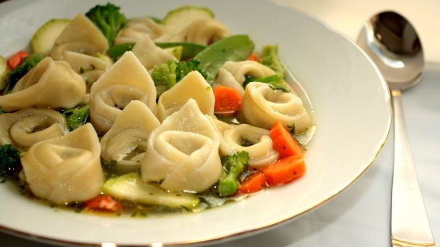 Рецепт тортеллиней примавера