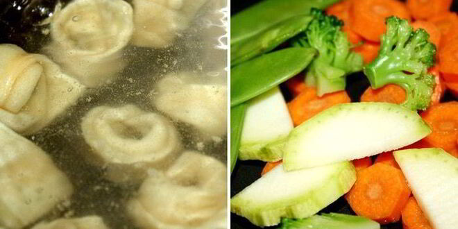 Рецепт тортеллиней примавера