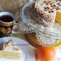 Рецепт Тыквенно-апельсинового торт Восторг