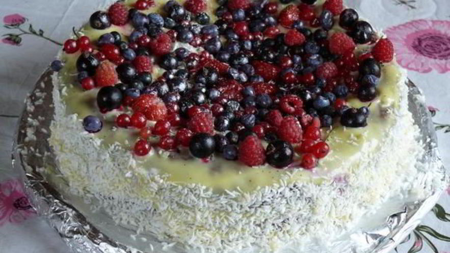 Рецепт ягодного торта саши