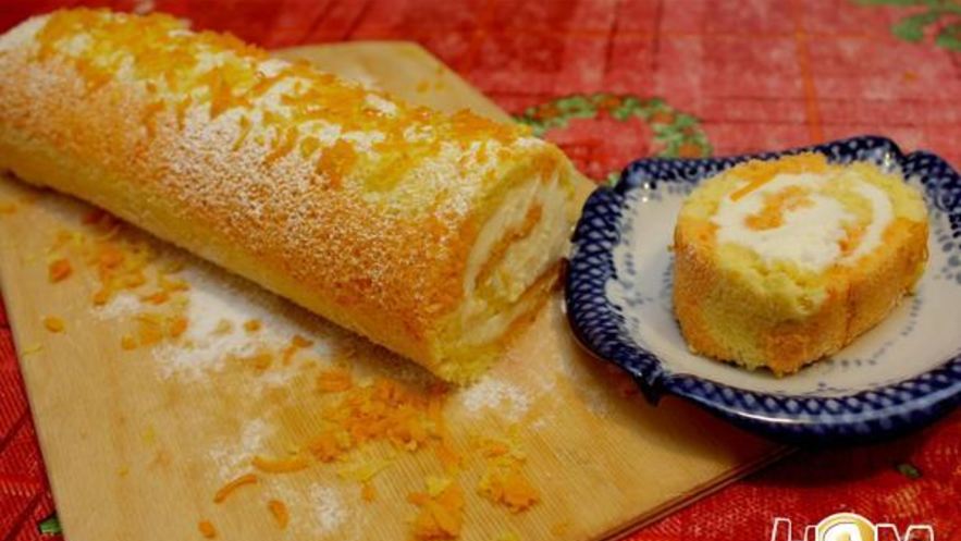 Рецепт цитрусового шахматного рулета