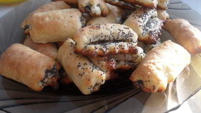 Рецепт Творожно-маковых рулетики