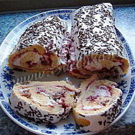 Рецепт Творожного рулета