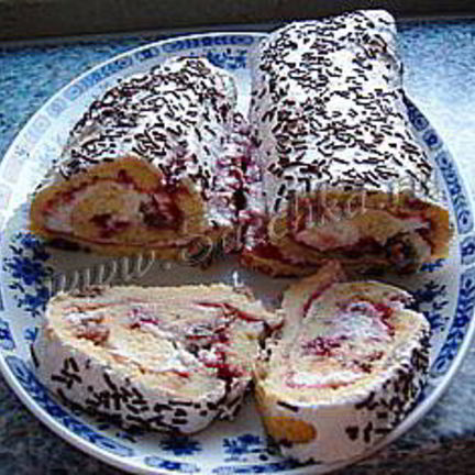 Рецепт Творожного рулета