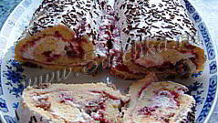 Рецепт творожного рулета