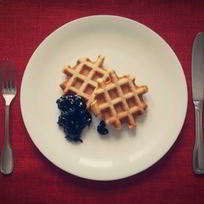 Американские вафли на кефире