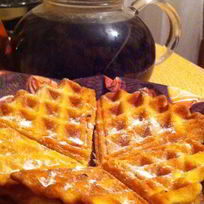 Бельгийские вафли в вафельнице