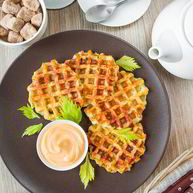 Рецепт Картофельных вафель с сыром