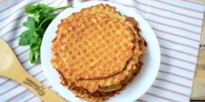 Рецепт картофельных вафель