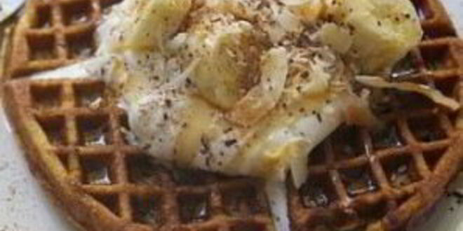 Рецепт кокосовых вафель со взбитыми сливками