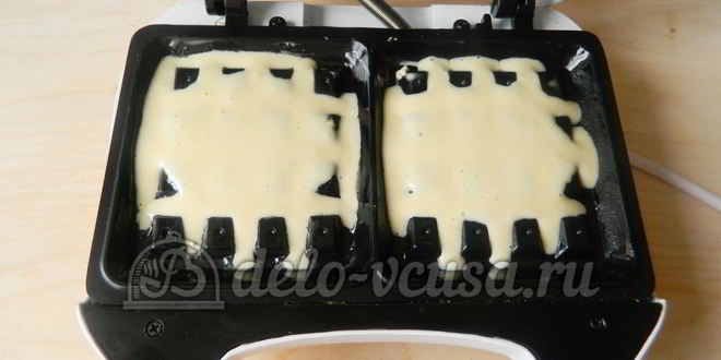 Рецепт мягких вафель в вафельнице