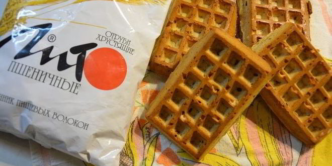 Рецепт несладких фитнес-вафли с отрубями