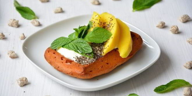 Рецепт несладких фитнес-вафли с отрубями