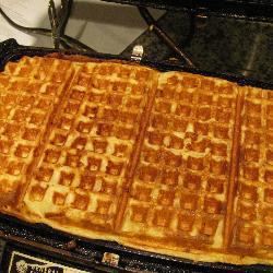 Рецепт Нежных вафель с творогом