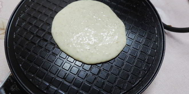 Рецепт овсяно-банановых вафли