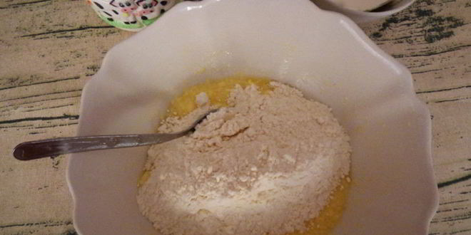 Рецепт песочных вафель с творожным кремом