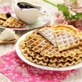 Рецепт Творожных вафель