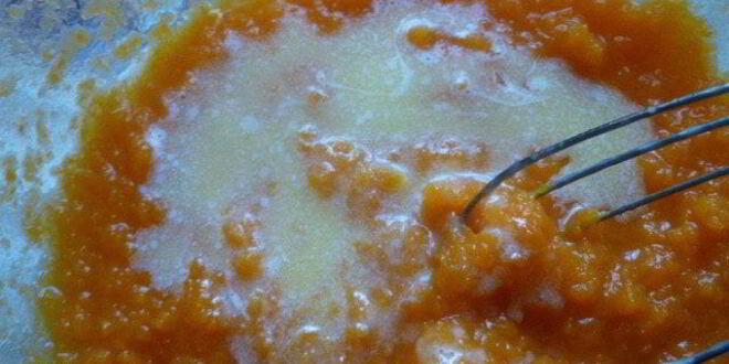 Рецепт тыквенных тонких вафель с домашней сгущенкой