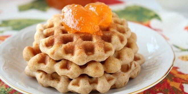 Рецепт тыквенных вафель