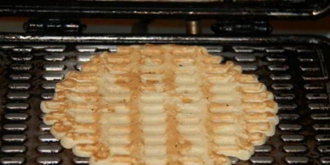 Рецепт вафельных трубочек с заварным кремом