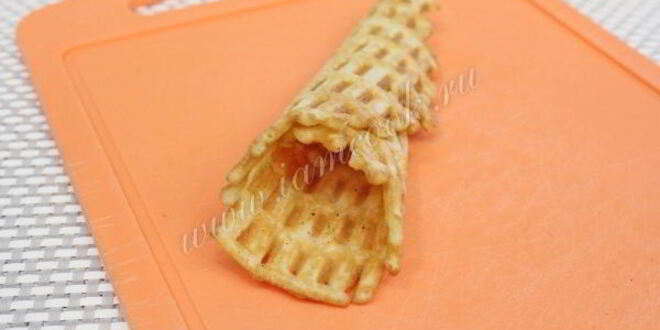 Рецепт вафельных трубочек