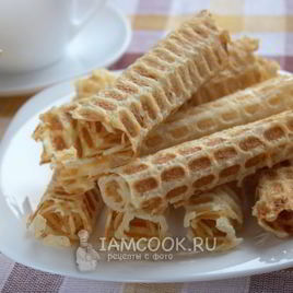 Рецепт Вафель Домашних