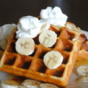 Рецепт Вафель на кефире в электровафельнице