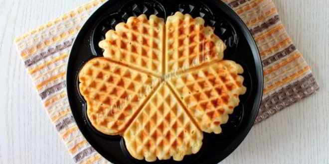 Рецепт вафель с апельсиновым кремом