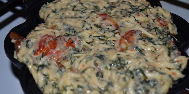 Рецепт вафель с сыром и помидором