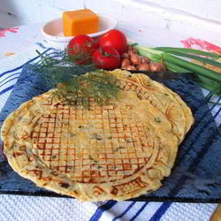 Рецепт Вафель с сыром и зеленью