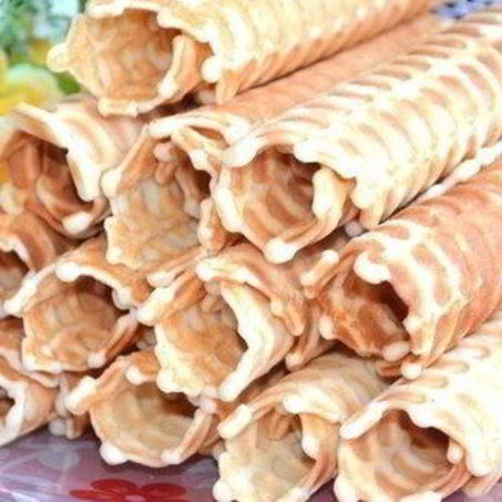 Рецепт Ванильных хрустящих вафель